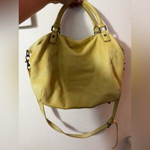 Liebeskind Yellow Leather Shoulder Bag
